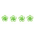 thumbnail image 4 of Archery Bow String Stabilizer, Archery Bow String  4Pcs  For Shooting Green, 4 of 8