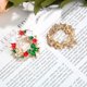 thumbnail image 3 of 1 broche navideño para mujeres y niñas, Color de diamantes de imitación de cristal, 3 of 4