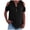 Black, variant on COMVALUE Women's Casual T-Shirt Solid Loose Fit Off-Shoulder V-Neck Short Sleeve Blouse for Summer Relaxed Style (Black, XXL)