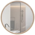 thumbnail image 4 of Miroir Rond en Bois de 27,5 Po, Gris, 4 of 5