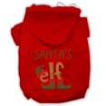 thumbnail image 1 of Santa's Elf Rhinestone Dog Hoodie Red S (10), 1 of 1
