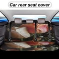 thumbnail image 5 of Boho Vintage Floral Printed Universal Back Bench Car Seat Cover Pack of 2 Rear Seat Covers for for Most Cars,Trucks,SUVs Or Van, 5 of 6