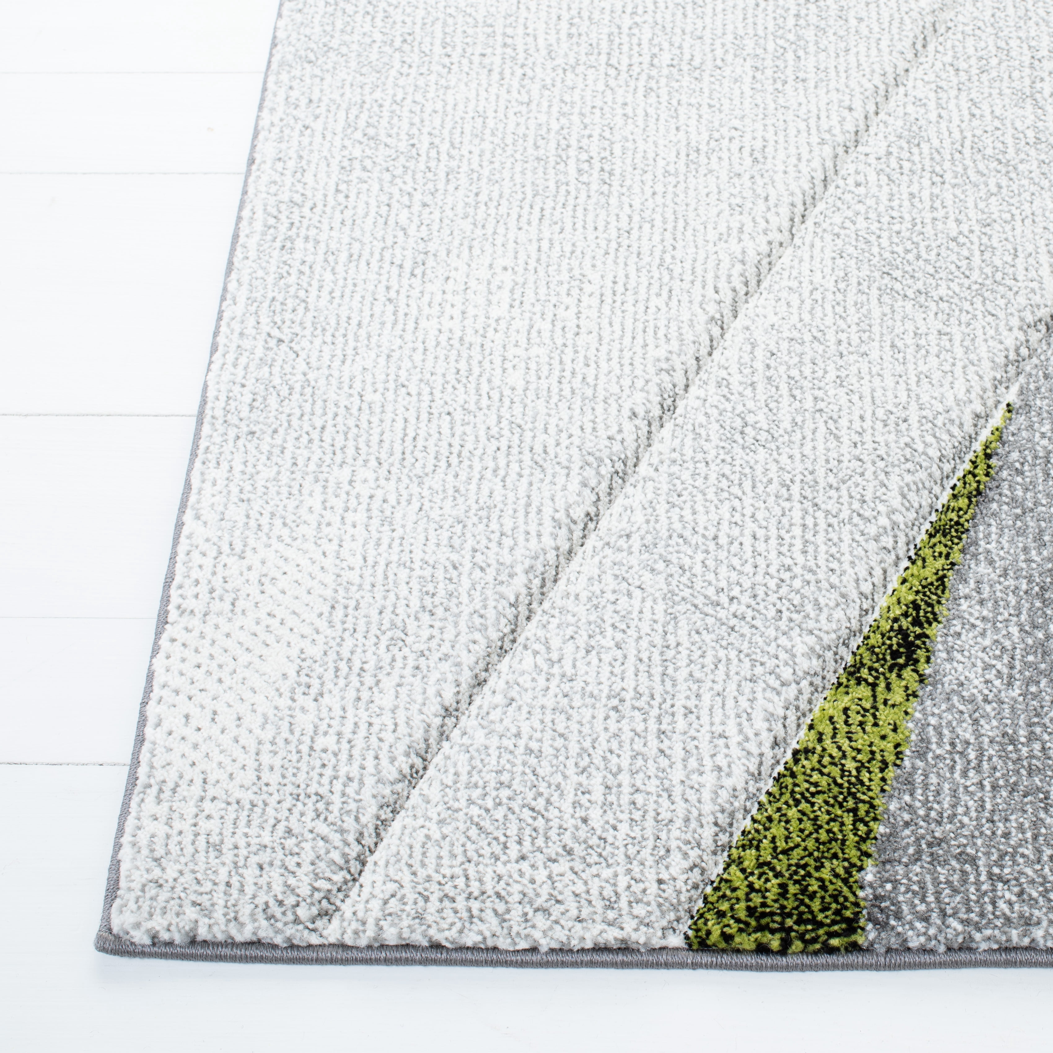 Safavieh Hollywood Jennifer Abstract Area Rug, Gray/Green, 4' x 6'