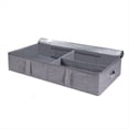 thumbnail image 1 of Caja de Almacenamiento Debajo de la Cama de 50 Litros con Tapa, Caja de Almacenamiento Plegable de con Laterales/Fondo Resistentes y Divisores Ajustables de PVC, 1 of 5