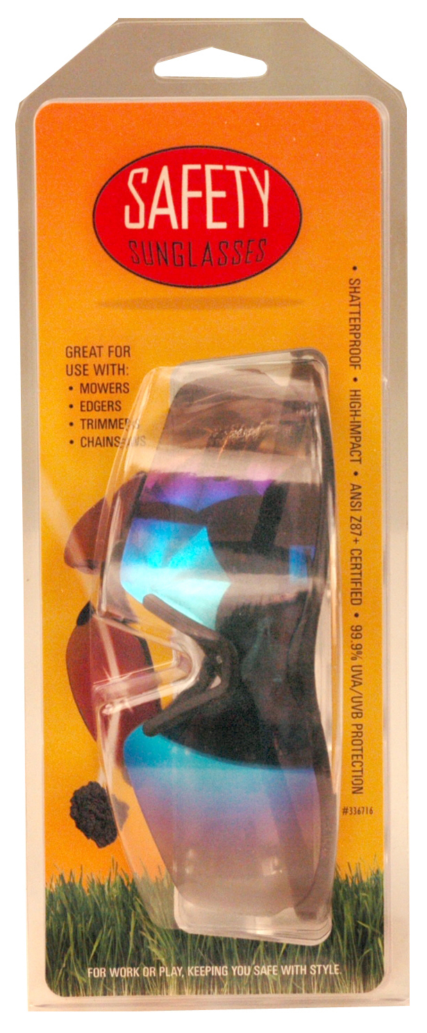 Maxpower 336716 Black & Blue Safety Sunglasses