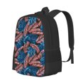 thumbnail image 2 of Daiia Tropical Leaves Backpack for Men and Women -Durable Backpack Large Capacity, Water-Resistant Bag with Adjustable Straps and Laptop Compartment, 2 of 9