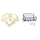 thumbnail image 1 of Servilletero,Servilletero Soporte para pañuelos de papel de mesa,Cesta de almacenamiento colgante,Cesta de almacenamiento para gabinete organizador de pared colgante,Estantes de pared con, 1 of 8