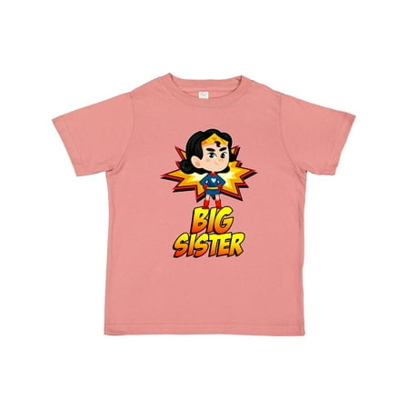 

Inktastic Big Sister Superhero Gift Toddler Toddler Girl T-Shirt