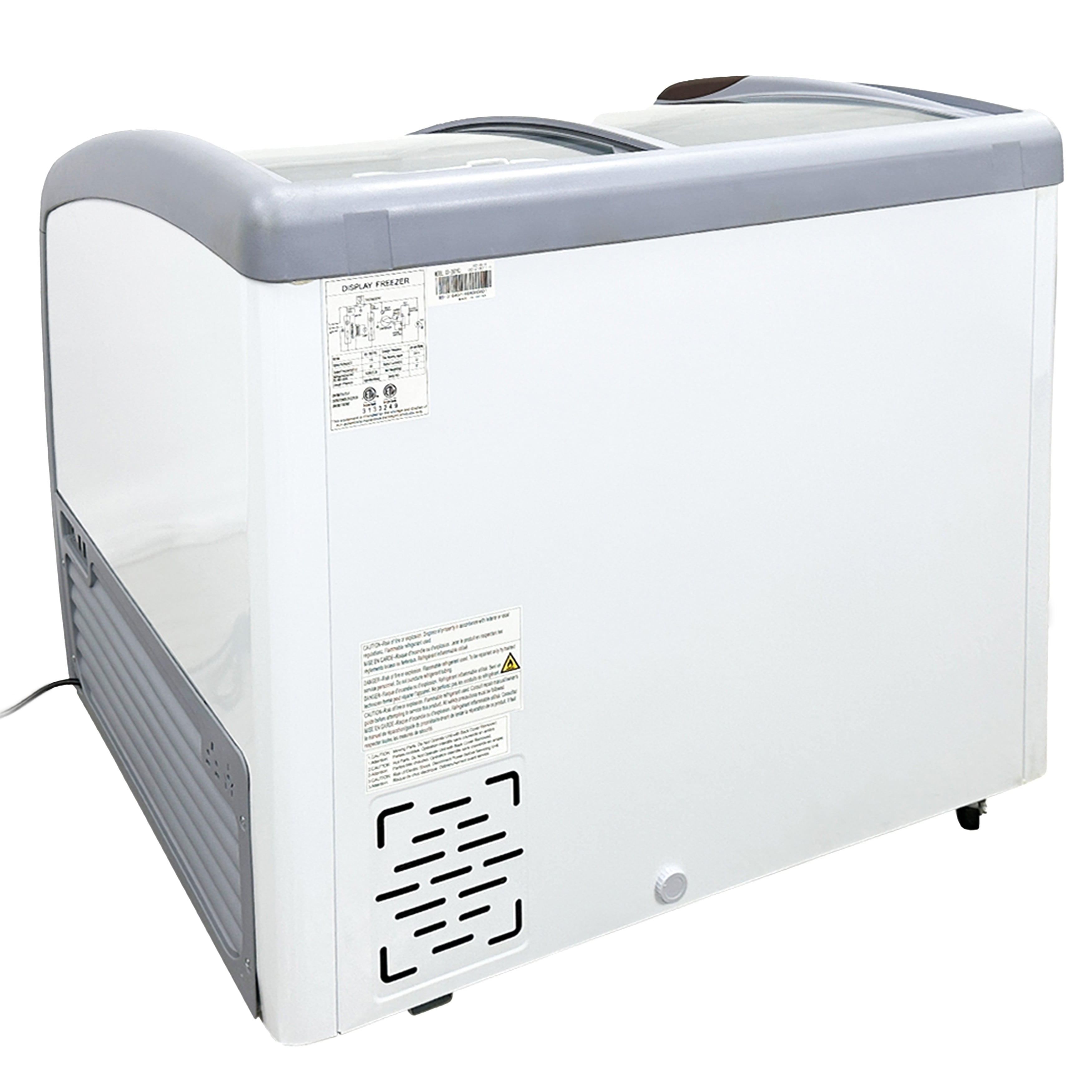 39 in. Commercial Chest Freezer with Two Basket Inside 6.7 Cu. Ft. Ice Cream Gelato Chest Freezer , NSF Certified