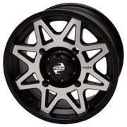 4/156 Tusk Tintic Wheel 14x7 5.0 + 2.0 Machined/Black for Kawasaki Mule Pro-Fxt 1000 Platinum Ranch Edition 2024-2025