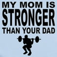 thumbnail image 2 of CafePress - My Mom Is Stronger Than Your Dad Body Suit - Baby Light Bodysuit, Size Newborn - 24 Months, 2 of 4