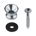 thumbnail image 4 of 2Pcs Guitar Strap Lock Buttons End Pins Pegs Screw Locking Parts Accessories Silver, 4 of 8