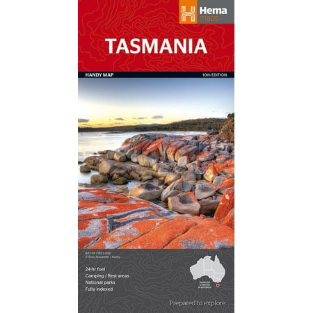Tasmania state NP handy r/v (r) hema (Map)