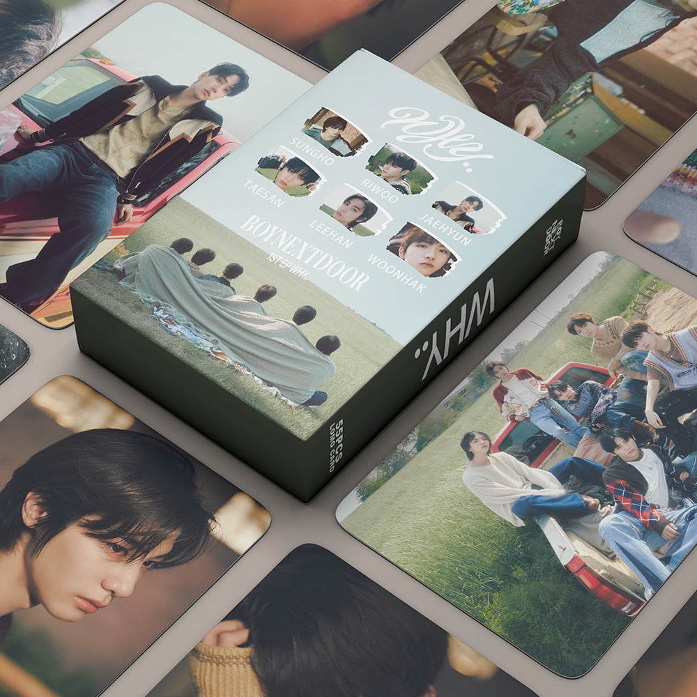 BOYNEXTDOOR 55Pcs LOMO Cards Set BOYNEXTDOOR WHY Album Mini