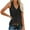 Black, variant on JTZGDY Tank Top for Women Cute Boho Floral Printed V Neck Summer Sleeveless Graphic T Shirt Tops Dressy Casual Loose Fit Cozy Tunic Blouses Black XXL