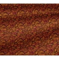 thumbnail image 5 of oneOone Viscose Jersey Brown Fabric Batik Fabric For Sewing Printed Craft Fabric By The Yard 60 Inch Wide - K8, 5 of 5