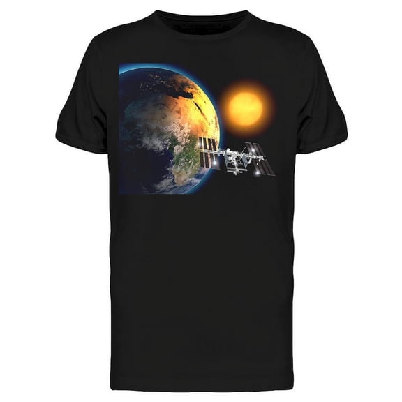 International Space Station T-Shirt Men -Image by Shutterstock, Male XX-Large