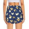 thumbnail image 4 of Goofa Funny Chicken Printed Women 2 in 1 Running Shorts,Quick Dry Athletic Workout Shorts,High Waisted Athletic Shorts with Liner Pockets-XX-Large, 4 of 9
