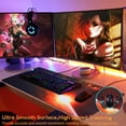 thumbnail image 3 of Gaming Mouse Pad, Extended Mouse Pad, XXL Large Big Computer Keyboard Mouse Mat Desk Pad with Non-Slip Base and Stitched Edge for Home Office Gaming Work, 31.5x15.7x0.12inch(Sunrise)\u2026, 3 of 6