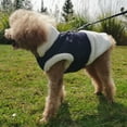 thumbnail image 4 of Autumn Winter Cotton-padded High Collar Fabric Patched Vest Pet Dog Clothes, 4 of 8