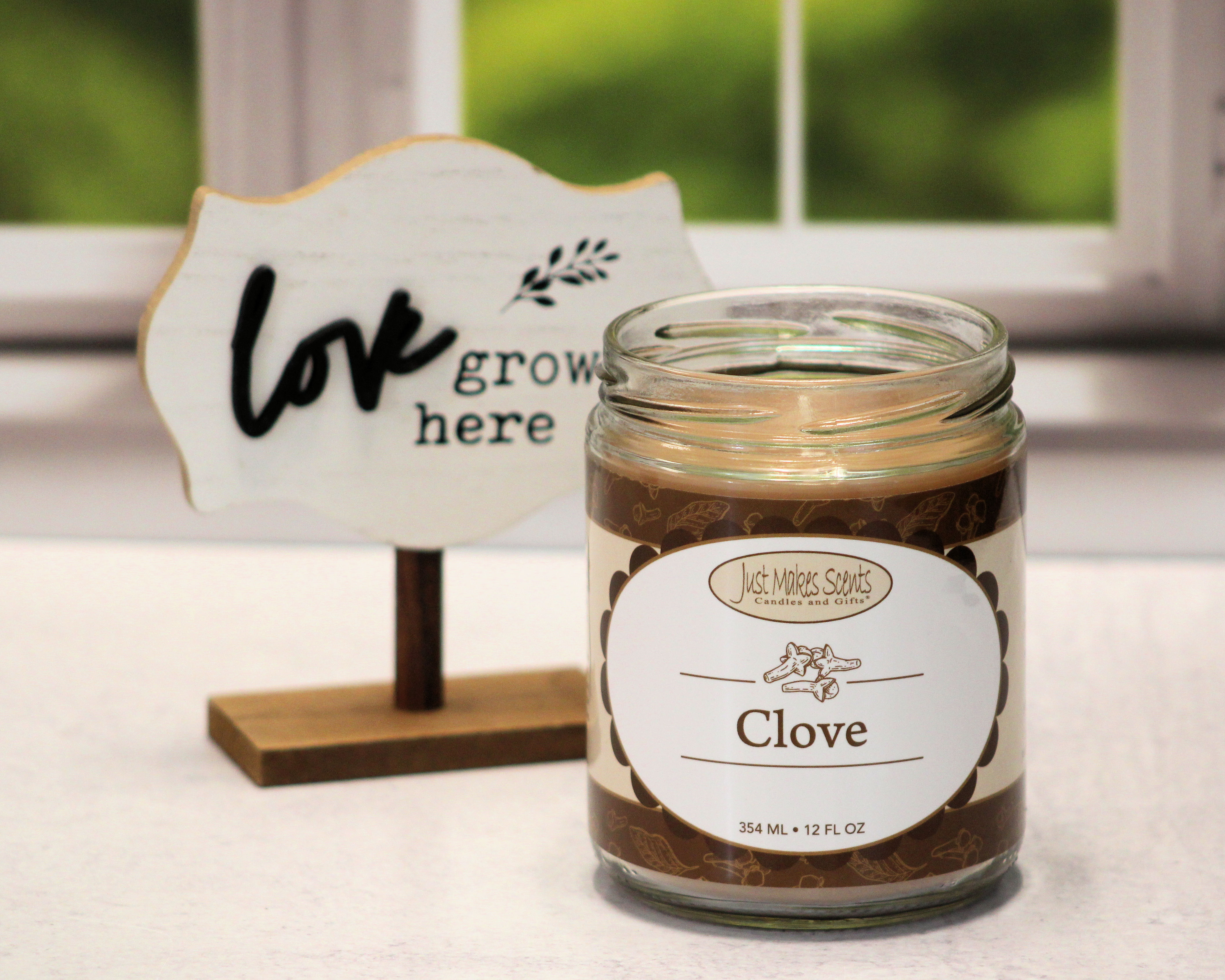 Clove Salsa Jar Candle 12oz -Just Makes Scents Candles & Gifts
