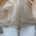 thumbnail image 2 of Yvsxxv Champagne Tiered Ruffle Short Skirt, Elastic Waist Sweet Summer Skirt, 23.62-29.53inch Waist, 2 of 7