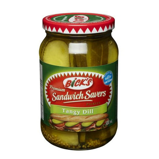 Bick’s cornichons Sandwich Savers à l’aneth 500 ml