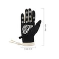 thumbnail image 6 of Spencer Womens Winter Warm Gloves Fleeced Lined Adult Snow Ski Glove, Touch Screen Fingers, Waterproof Windproof Gloves for Driving Biking Running (White), 6 of 10