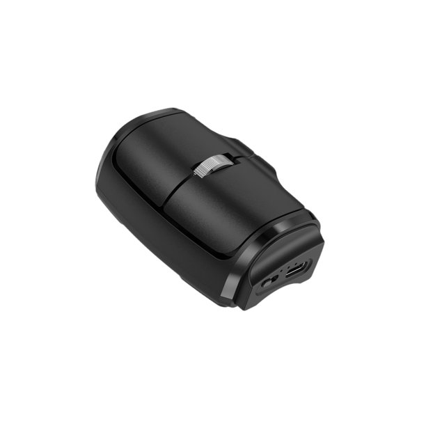 Ratón inalámbrico de ratón: ratón de anillo compacto y portátil con ratas de doble modo 2.4g+bt compatibles