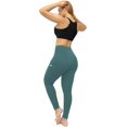 thumbnail image 3 of Leggings with Pockets Leggings for Women with Pockets, High Waisted, Extra Soft Arctic M - L, 3 of 5