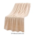 thumbnail image 2 of Toalla de baño de algodón de primera calidad 140x70cm Suave absorbente Secado rápido Seda dorada Toallita de algodón roto para casa Baño Spa Gimnasio Viajes Tamaño adulto Lujo Comodidad 300g Peso, 2 of 5