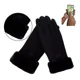 thumbnail image 1 of Guantes Mujer Afelpados Termicos Touch Frio Gamusa Elegantes, 1 of 1