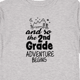 thumbnail image 4 of Inktastic The 2nd Grade Adventure Begins Boys or Girls Long Sleeve Toddler T-Shirt, 4 of 5