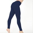 thumbnail image 5 of Jxximdong Leggings for Women Women Low Waisted Opaque Soft Yoga Waisted Slim Pants Solid Length Pants Blue XXL Yoga Pants, 5 of 5