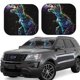 thumbnail image 1 of Balery colorful flames dinosaur Parasol para parabrisas de coche de 2 piezas | Parasol plegable para parabrisas delantero de coche para la mayoría de sedanes-Large, 1 of 6