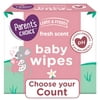 Parent's Choice Baby Wipes, Fresh Scent, 8 Flip-Top Packs (800 Total Wipes)