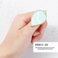 thumbnail image 1 of DPTALR Manicure Tray Agate Crystal Painted Nail Display Manicure Tools, 1 of 3