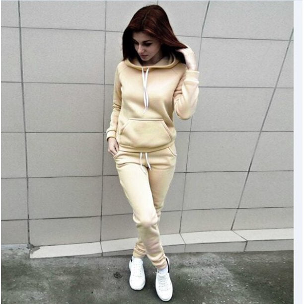 brown jogging suit womens