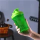 thumbnail image 2 of Botella deportiva para mezclar proteína de suero de leche en polvo, agitador de gimnasio para Fitness, botella de bebida de plástico portátil para exteriores, cuchilla de Cocina de 400ML, 2 of 5