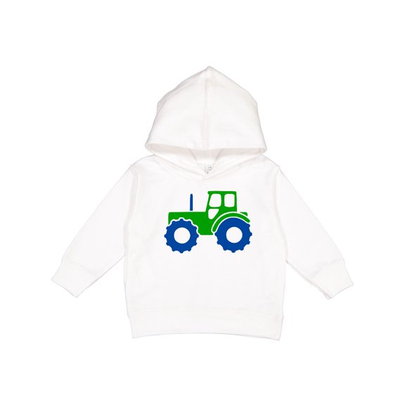 Inktastic Cute Green Tractor Toddler Hoodie