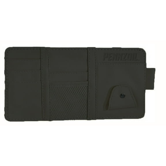 Pennzoil Visor Valet - Convenient Car Organization Solution (Black)