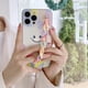 thumbnail image 1 of Casing iPhone 13 12 11 Pro Xs Max Xs X Xr 7 8 6 6s Plus Clear Rainbow Smiley Case With Rainbow Chian Phone Case Silicone Black Cover, 1 of 4