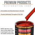 thumbnail image 4 of Reptile Red Gallon URETHANE BASECOAT CLEARCOAT Car Auto Body Paint Kit, 4 of 6