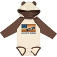 thumbnail image 3 of Inktastic Vintage US Flag Boys or Girls Long Sleeve Baby Bodysuit, 3 of 5