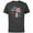 Charcoal, variant on Disney Mickey Mouse with Flute America USA Flag 4th of July - Short Sleeve Cotton T-Shirt for Adults - Customized-Black