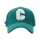 thumbnail image 1 of Gorra de béisbol ajustable Minnieouse elegante y ligera de pana verde esmeralda, 1 of 6