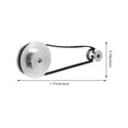 thumbnail image 4 of CIMAXIC Roue Synchrone en Alliage d'Aluminium Durable pour Imprimante avec Transmission Fluide et Rapport de Transmission Constant 1 Ensemble, 1.77"X1.77"X0.79 Pouces, 4 of 4