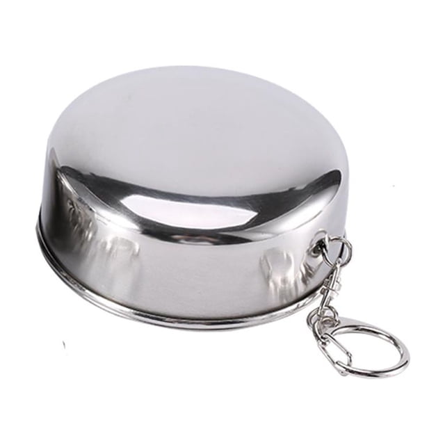 Oubit Stainless Steel Collapsible Cup,S/M/L Stainless Steel Travel Camp Retractable Cup Collapsible Cup World-Class Design