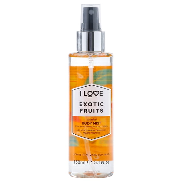 Perfume Body Mist I Love Cosmetics de frutas exóticas, 150 ml, para mujer