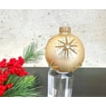 thumbnail image 5 of Glass Christmas Tree Ornaments - 67mm/2.625" [4 Pieces] Decorated Balls from Christmas by Krebs Seamless Hanging Holiday Decor, 5 of 6